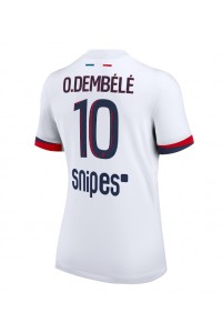 Paris Saint-Germain Ousmane Dembele #10 Jalkapallovaatteet Naisten Vieraspaita 2025-26 Lyhythihainen